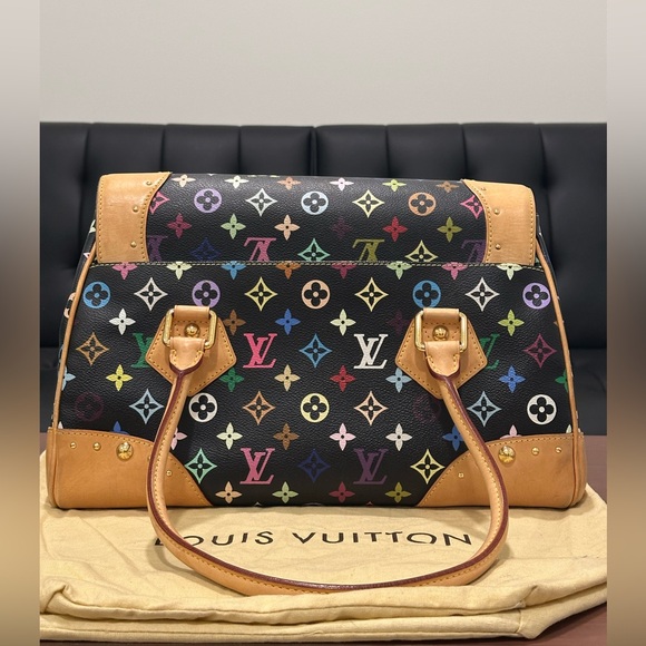 Authentic Louis Vuitton Beverly GM – Monogram Multicolor Black - Picture 5 of 12